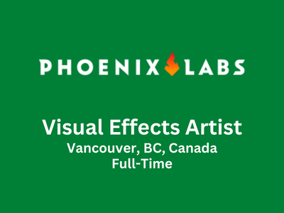 Visual Effects Artist required at Phoenix Labs