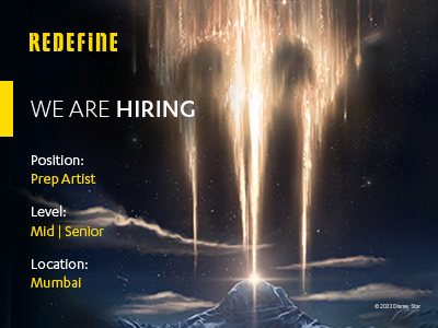 job opening of prep artist