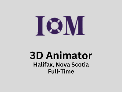 3D Animator required at IoM Media Ventures