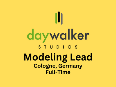 Daywalker Studios looking for Modeling Lead