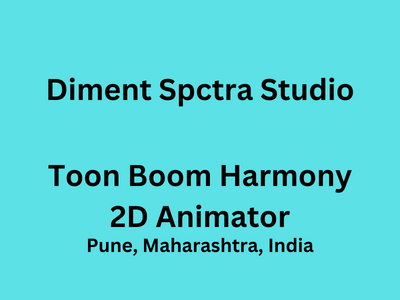 Diment Spctra Studio hiring 2D Animator