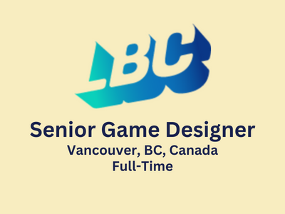 Full-time job for Senior Game Designer at LBC