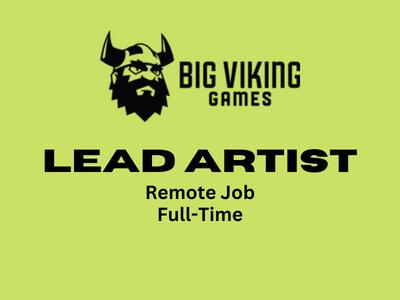 Lead Artist required at Big Viking Games