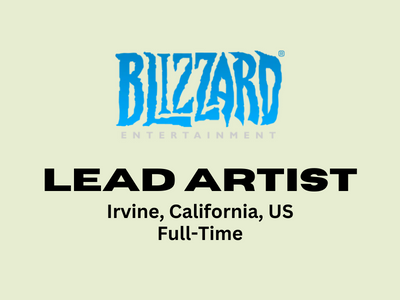 Lead Artist required at Blizzard Entertainment