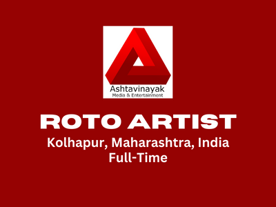 Roto Artist required at Ashtavinayak Media