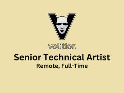 Senior Technical Artist required at Deep Silver Volition
