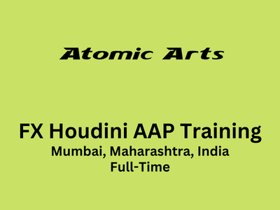 Atomic Arts providing FX Houdini AAP Training