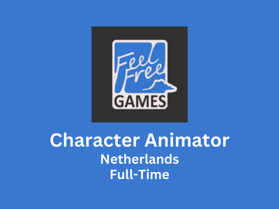 Character Animator required at Feel Free Games