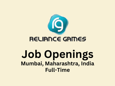 Reliance Games has multiple job openings