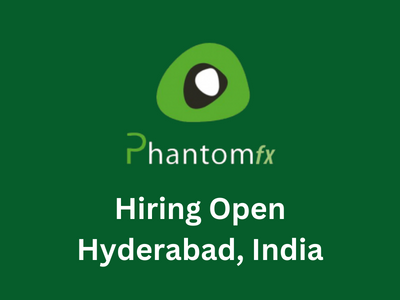 Full-time job hirings at PhantomFX Studio