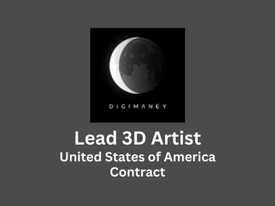 Lead 3D Artist required at Digimancy Entertainment