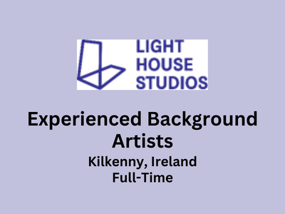 Lighthouse Studios need experienced Background Artists