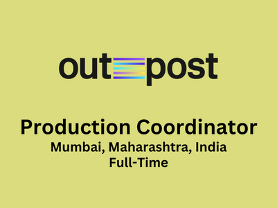 Production Coordinator required at Outpost VFX
