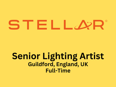 Senior Lighting Artist required at Stellar Entertainment