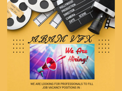 ABAM VFX is hiring for multiple full-time jobs
