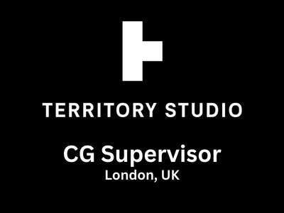 CG Supervisor required at Territory Studio