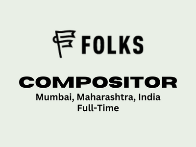 FolksVFX Studio is looking for Compositor