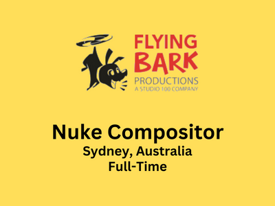 Nuke Compositor required at Flying Bark Productions