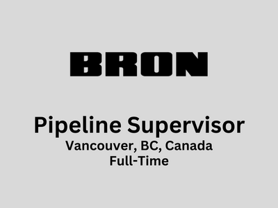Pipeline Supervisor required at BRON Media
