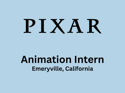 Pixar Animation Studios hiring Animation Intern - Summer 2023