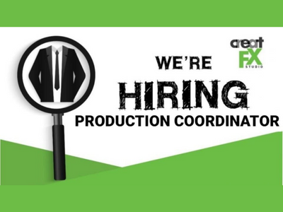 Production Coordinator required at CREATFX STUDIO