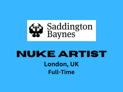 Saddington Baynes looking for Nuke Artist
