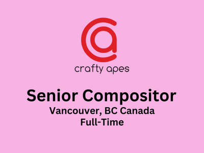Senior Compositor required at Crafty Apes Studio