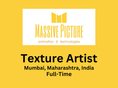 Texture Artists required at Massive Picture