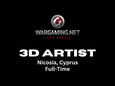 3D Artist required at Wargaming Game Studio