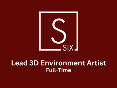 Lead 3D Environment Artist required at Singularity 6