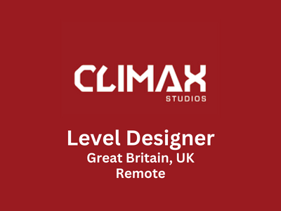 Remote job for Level Designer at Climax Studios