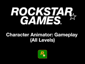 Job of Character Animator Gameplay: Rockstar Games, Bengaluru