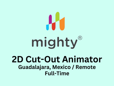 2D Cut-Out Animator required at mighty