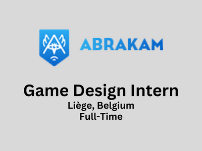 Abrakam is hiring Game Design Intern