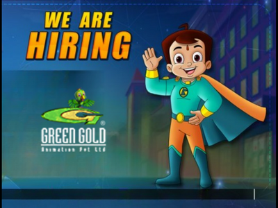 Green Gold Animation multiple hirings open