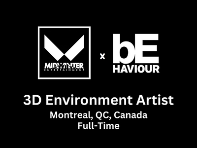 Midwinter Entertainment hiring 3D Environment Artist