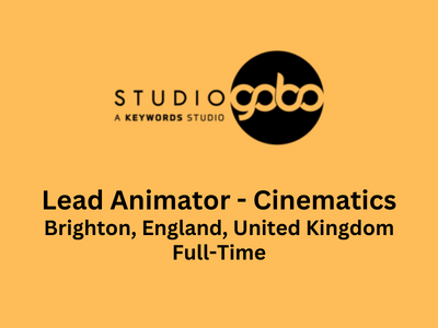 Studio Gobo is hiring Lead Animator - Cinematics