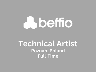 Technical Artist required at Beffio Studio