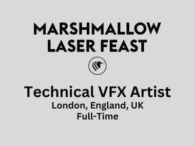 Technical VFX Artist required at Marshmallow Laser Feast