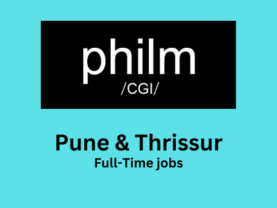 philm CGI hiring open for multiple positions