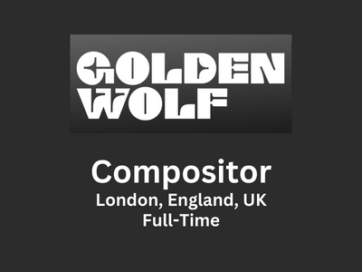 Golden Wolf is looking for a Compositor