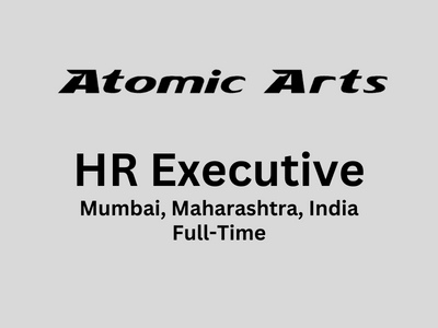 HR Executive required at Atomic Arts Studio