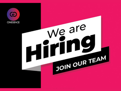 Hiring open for 3D CG Artists at CINEGENCE