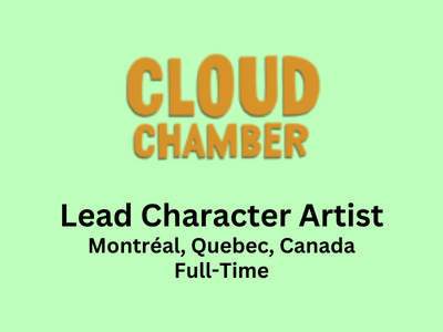 Lead Character Artist required at Cloud Chamber