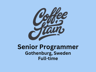 Senior Programmer required at Coffee Stain Studios