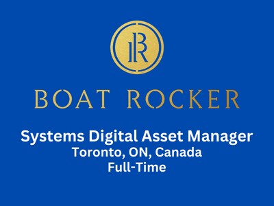 Systems Digital Asset Manager required at Boat Rocker