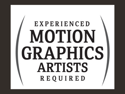 Water Communications hiring Motion Graphics Artists