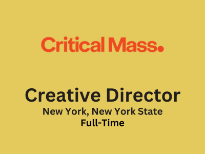 Creative Director required at Critical Mass