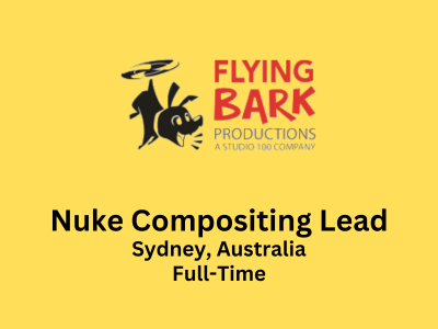 Flying Bark Productions is hiring Nuke Compositing Lead