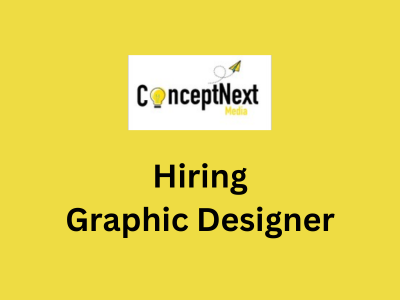 Graphic Designer required at Concept Next Media